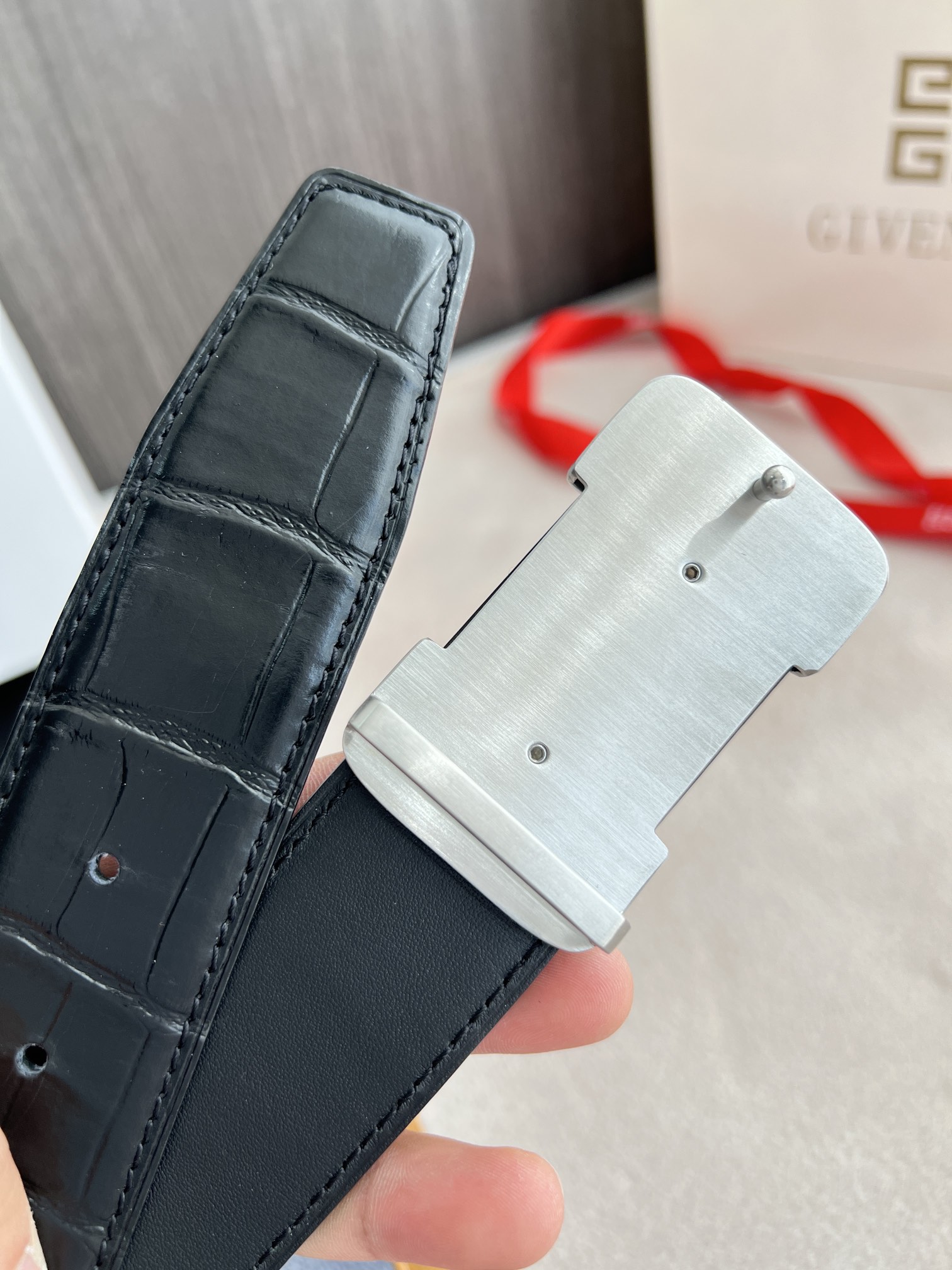 【GIVENCHY】(ジバンシー) 3.5cmベルト メンズ-BRAND OFF