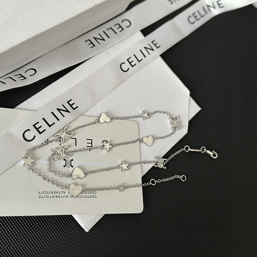【CELINE】ネックレス、新しいネックレス万能シンプルファッションオーナメント-BRAND OFF