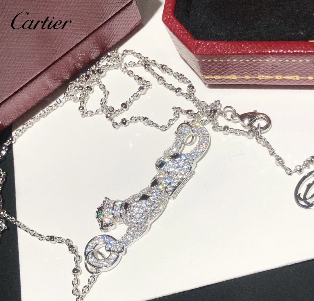 【CARTIER】ネックレス、新しいネックレス万能シンプルファッションオーナメント-BRAND OFF