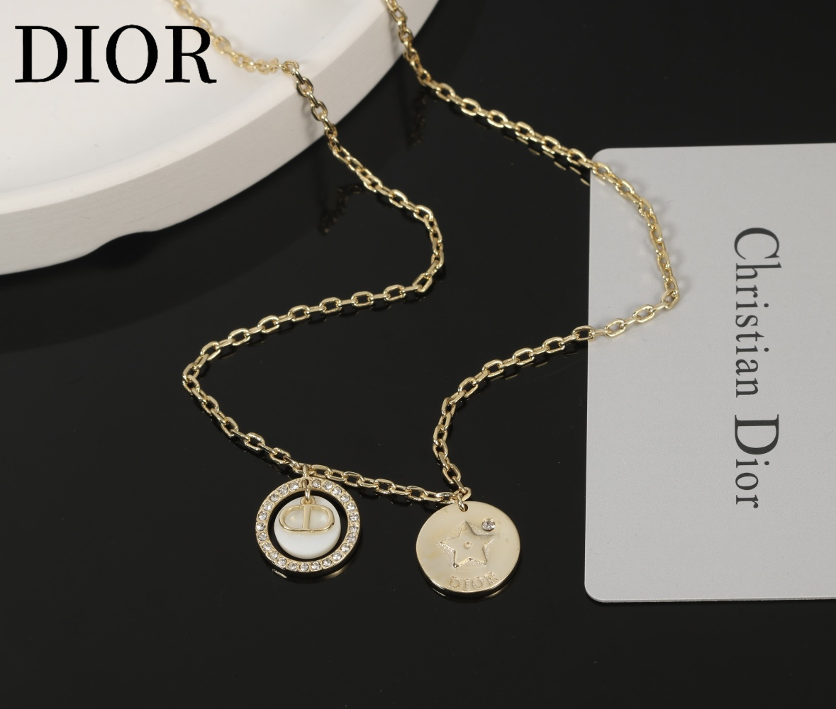 【2026】【 DIOR】ネックレス、新しいネックレス万能シンプルファッションオーナメント-BRAND OFF