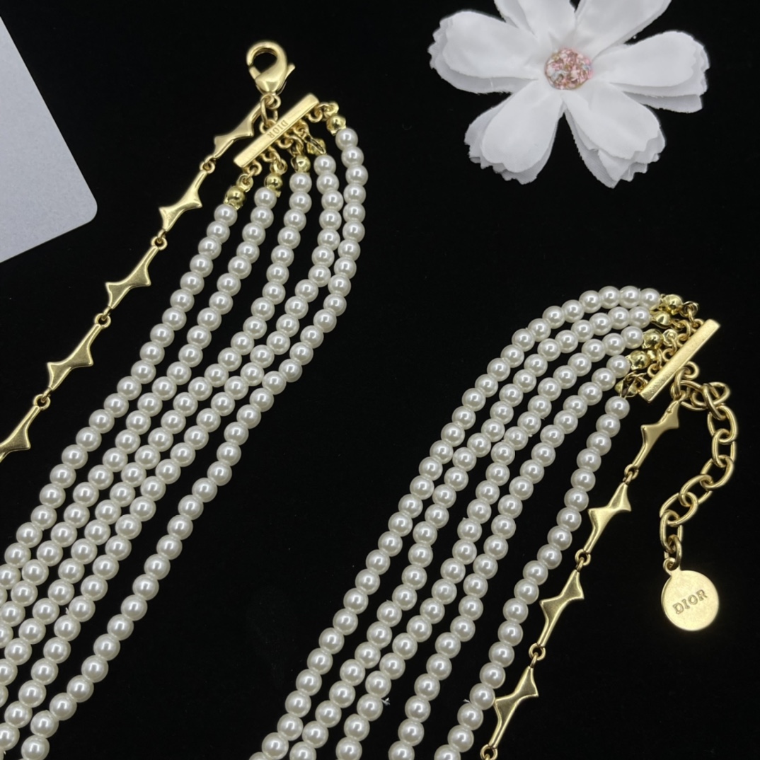 【2026】【DIOR】ネックレス、新しいネックレス万能シンプルファッションオーナメント-BRAND OFF