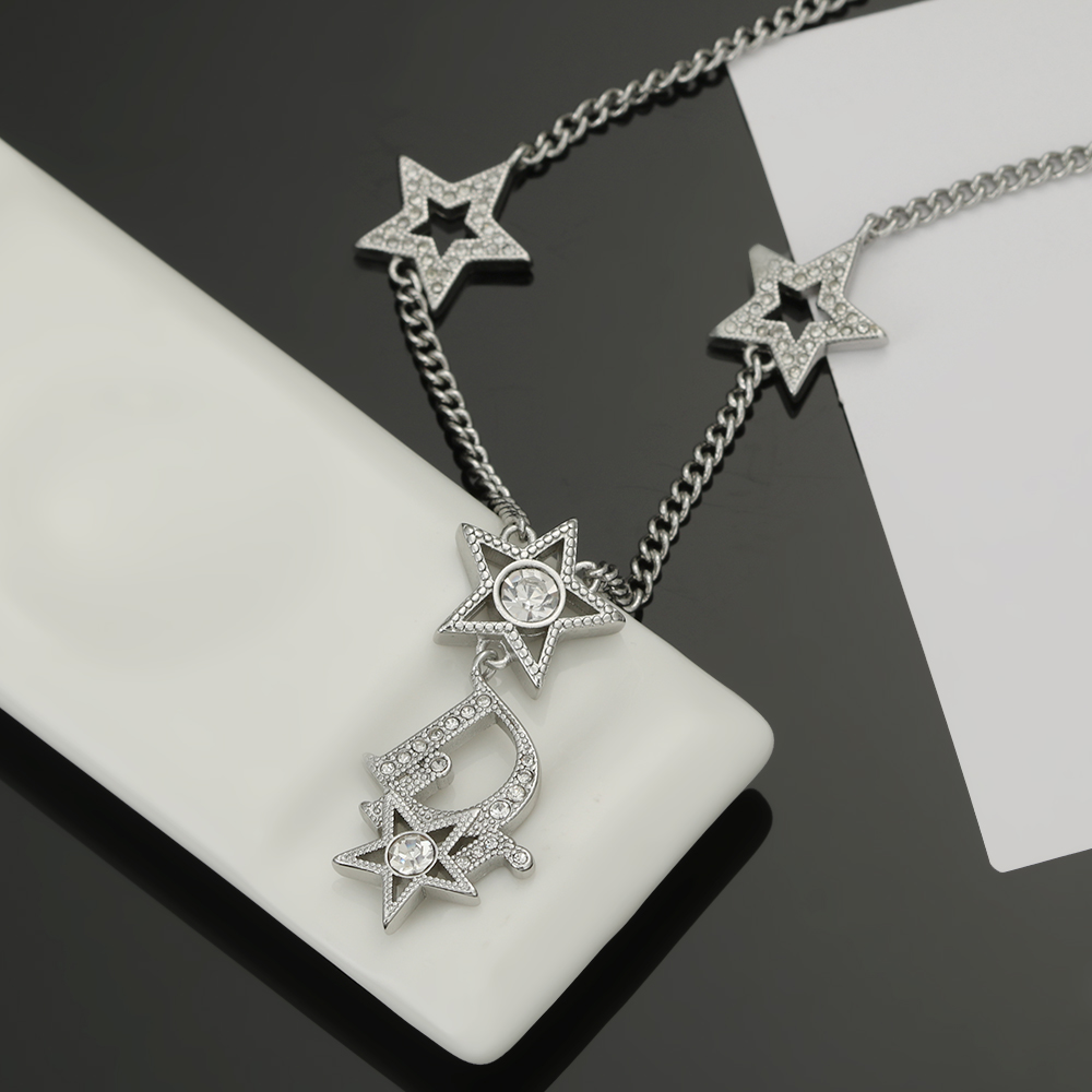 【DIOR】ネックレス、新しいネックレス万能シンプルファッションオーナメント-BRAND OFF
