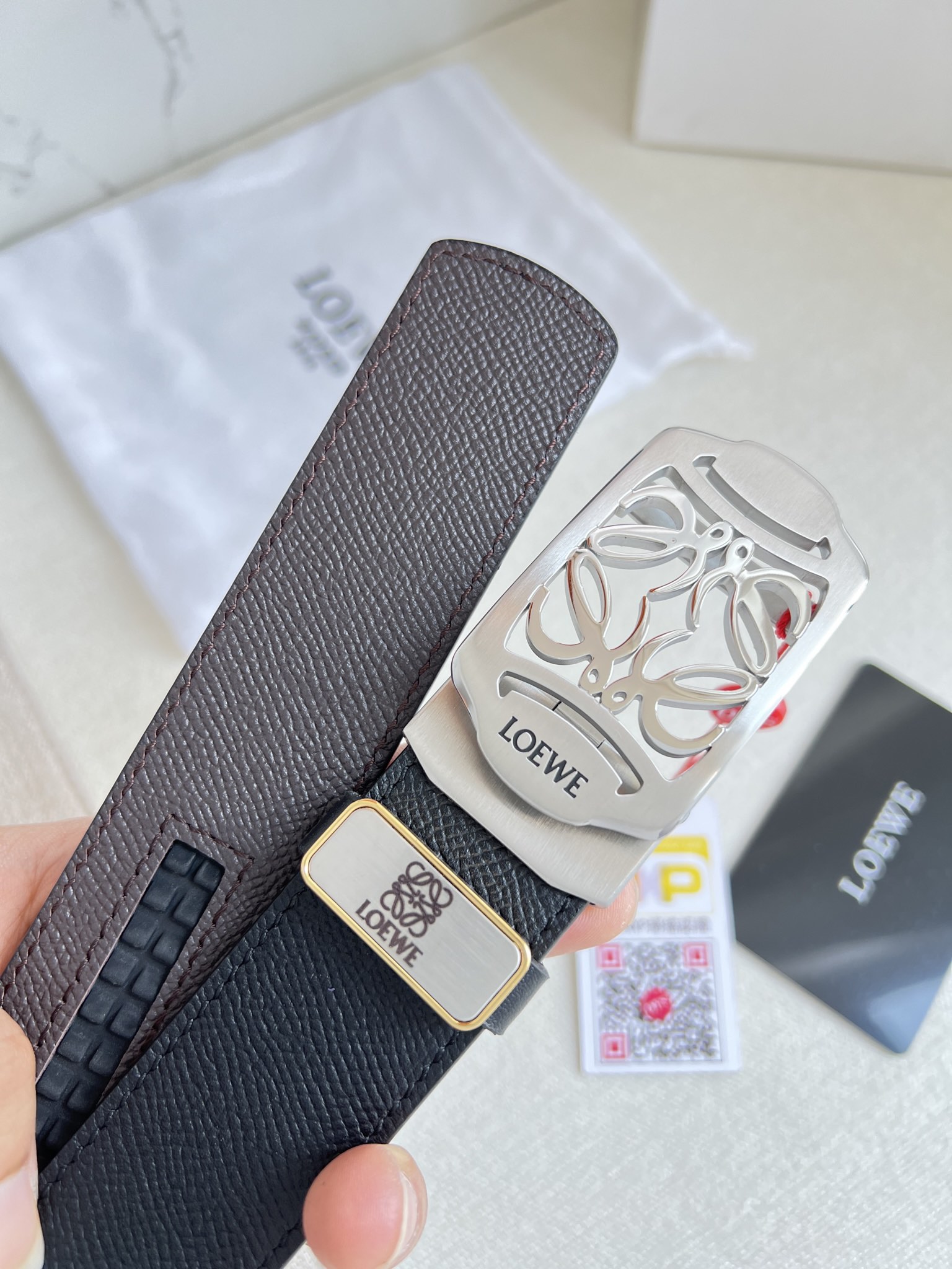 【2026】【LOEWE】(ロエベ) 3.5cmベルト メンズ-BRAND OFF