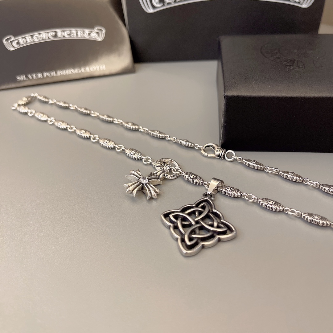 【CHROME HEARTS】ネックレス、新しいネックレス万能シンプルファッションオーナメント  241014-BRAND OFF