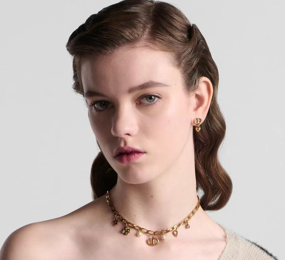 【DIOR】ネックレス、新しいネックレス万能シンプルファッションオーナメント-BRAND OFF
