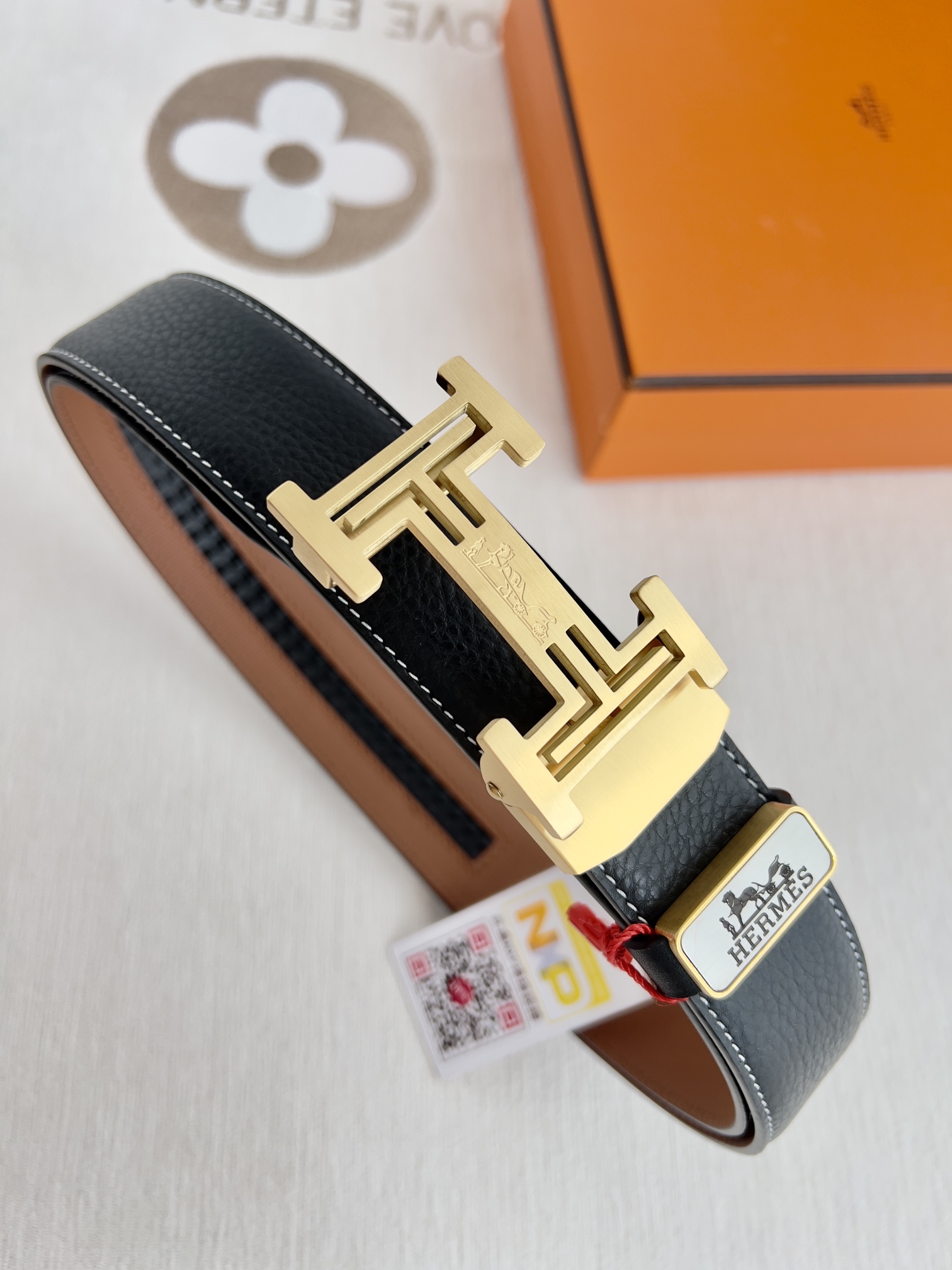 【Hermès】(エルメス) 3.5cmベルト メンズ 24706-BRAND OFF