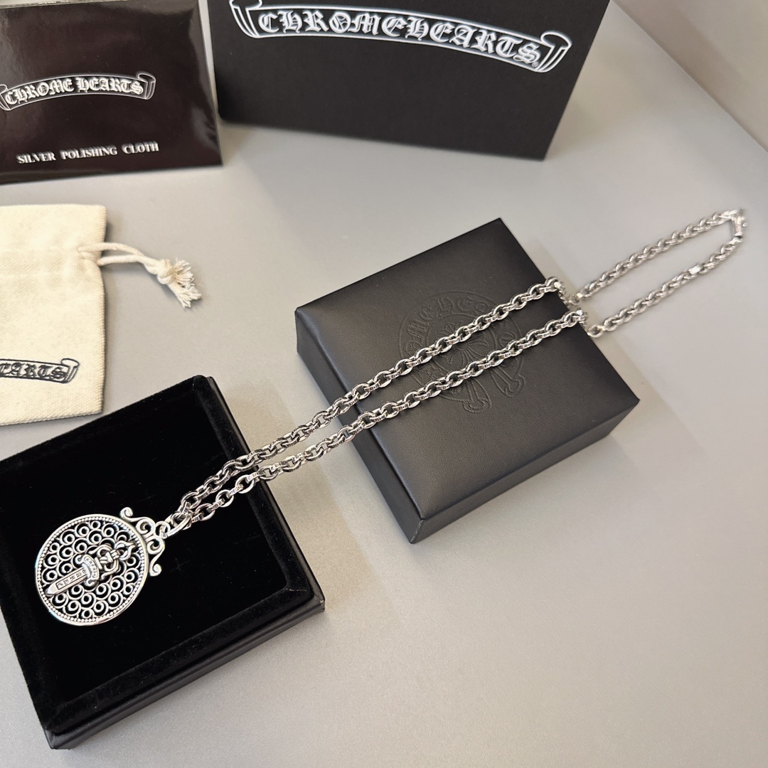【CHROME HEARTS】ネックレス、新しいネックレス万能シンプルファッションオーナメント 240727-BRAND OFF