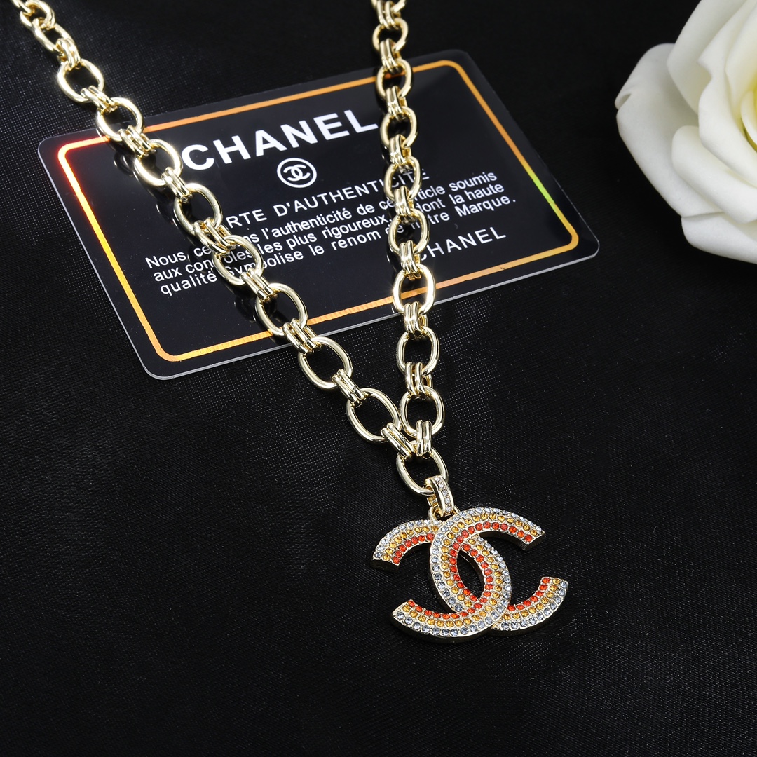 【CHANEL】ネックレス、新しいネックレス万能シンプルファッションオーナメント  240728-BRAND OFF