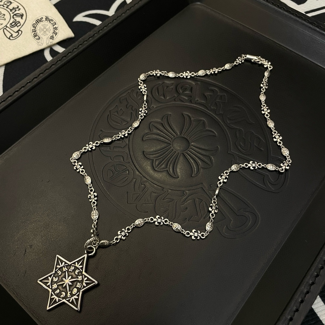 【CHROME HEARTS】ネックレス、新しいネックレス万能シンプルファッションオーナメント240812-BRAND OFF