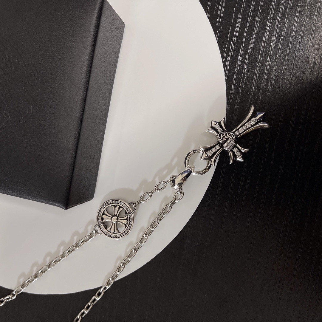 【CHROME HEARTS】ネックレス、新しいネックレス万能シンプルファッションオーナメント240812-BRAND OFF
