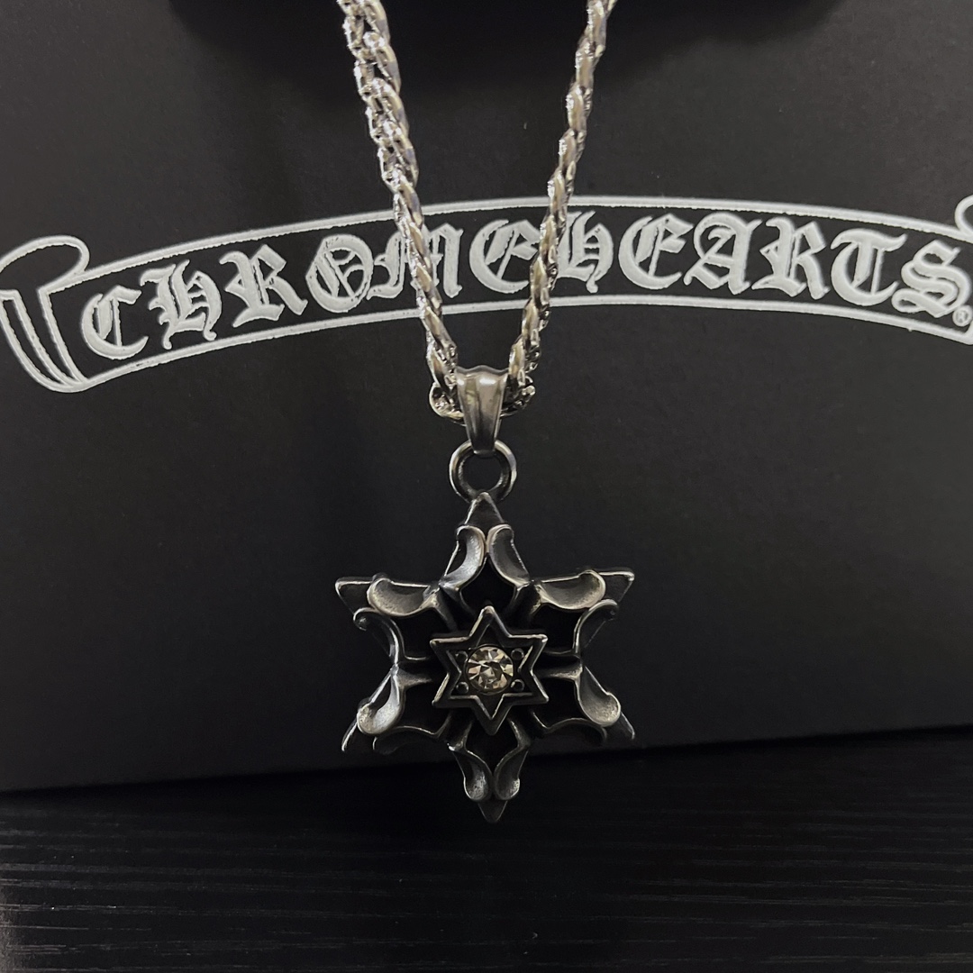 【CHROME HEARTS】ネックレス、新しいネックレス万能シンプルファッションオーナメント  241014-BRAND OFF