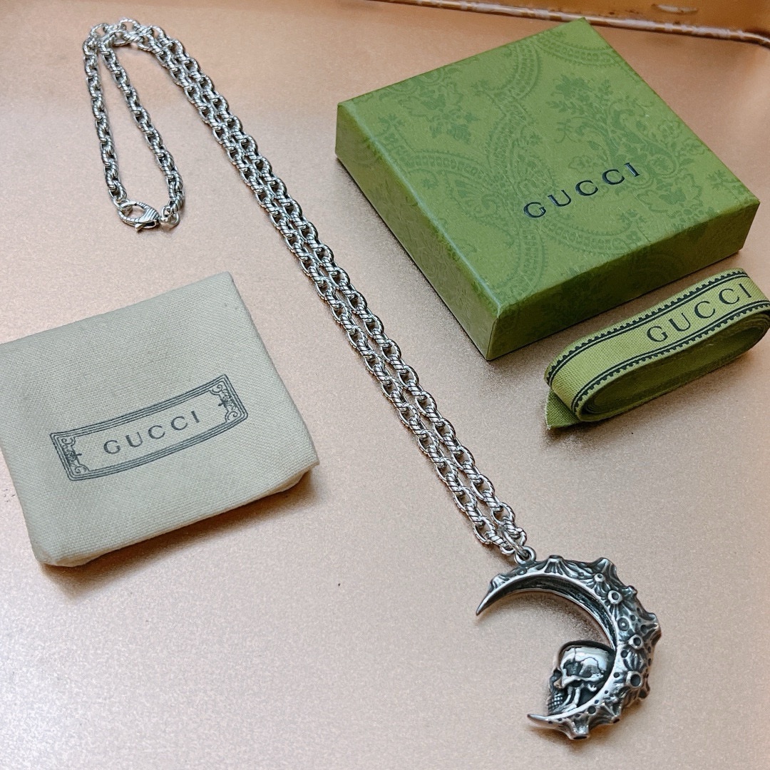 【GUCCI】ネックレス、新しいネックレス万能シンプルファッションオーナメント241015-BRAND OFF