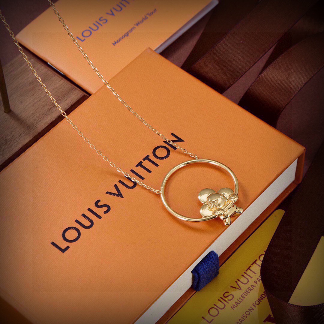 LV 【LOUIS VUITTON】ネックレス、新しいネックレス万能シンプルファッションオーナメント241015-BRAND OFF