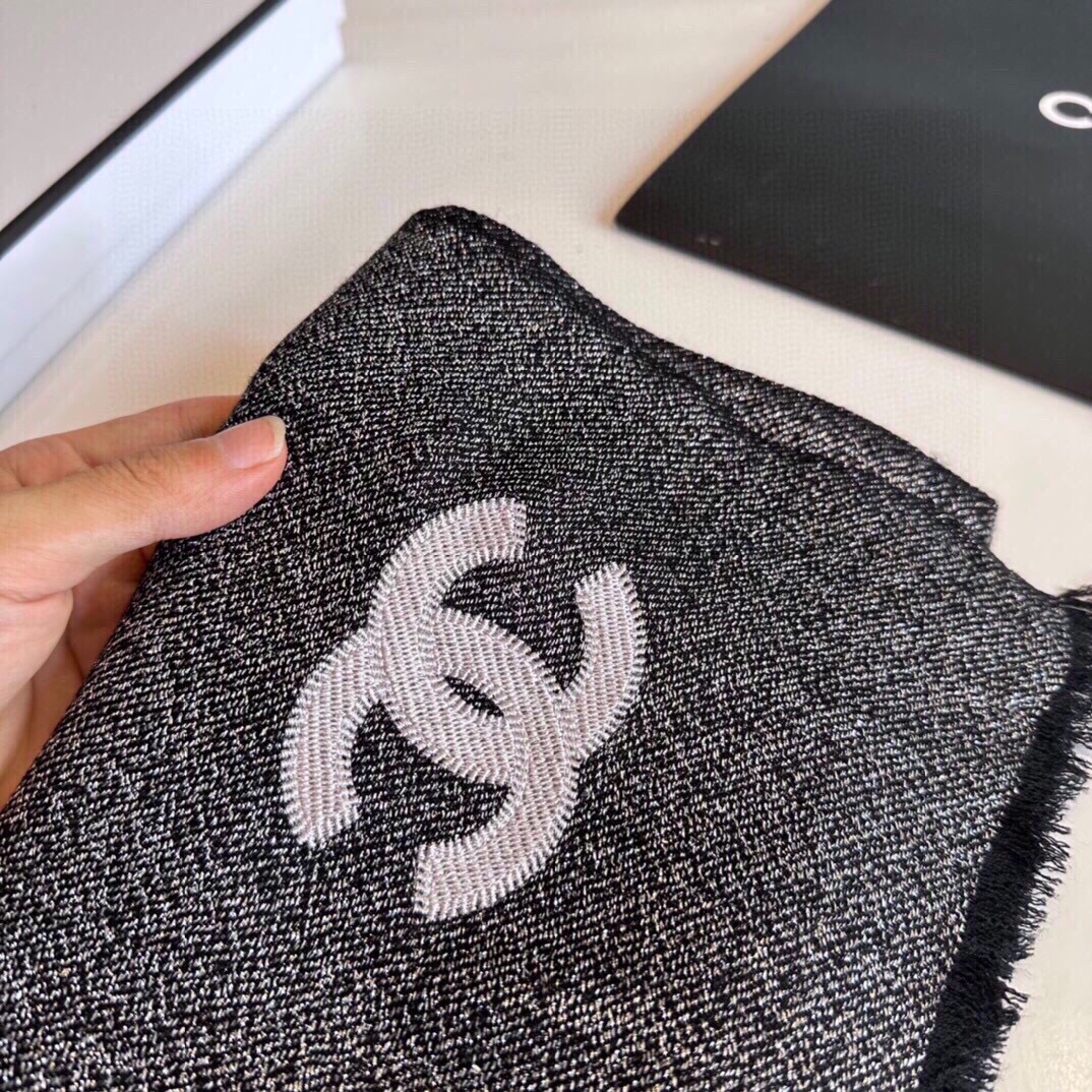 【CHANEL  シャネル 】スカーフ70*200CM 241107-BRAND OFF