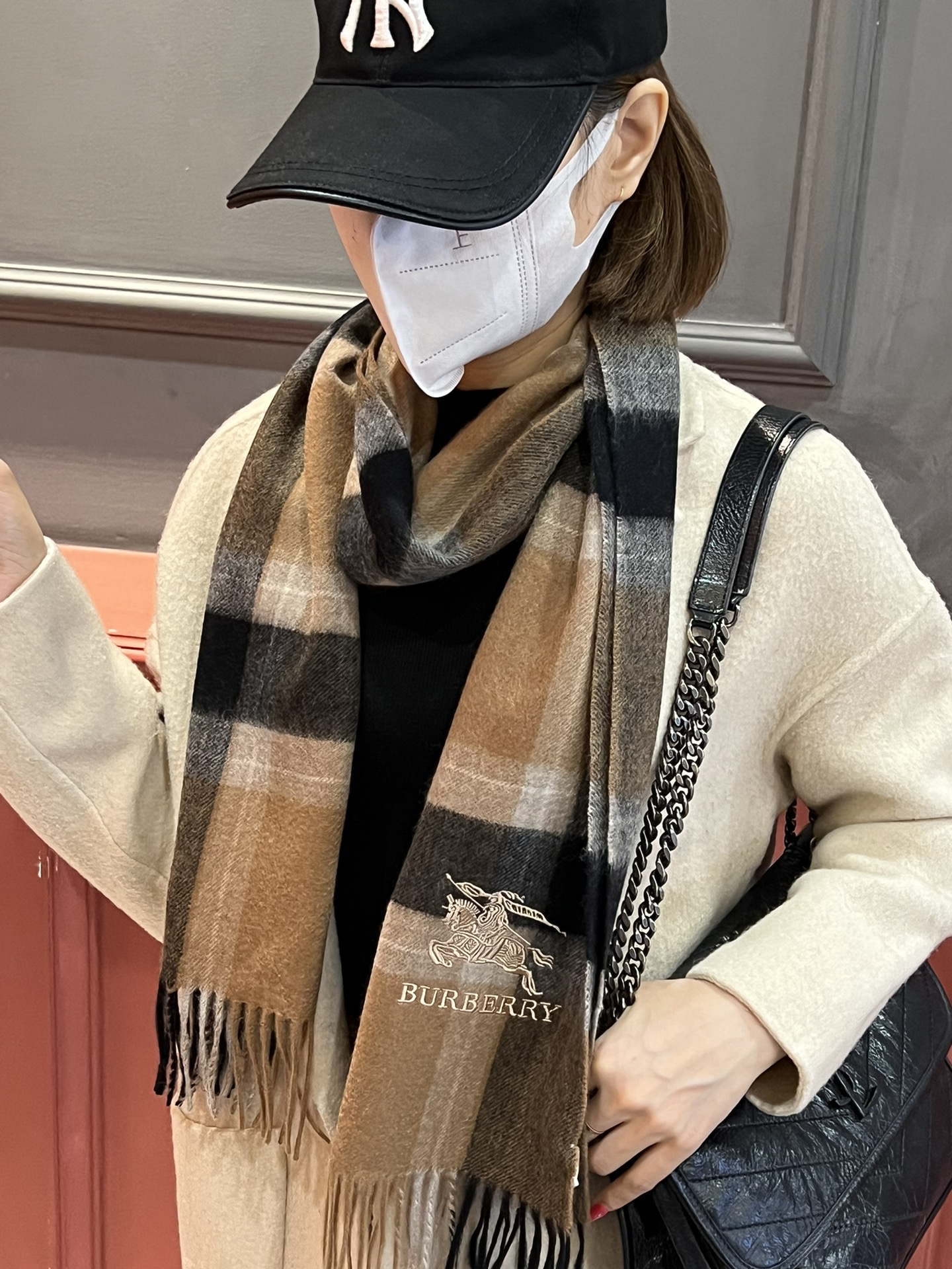 【BURBERRY  バーバリー】スカーフ32*180CM  241108-BRAND OFF