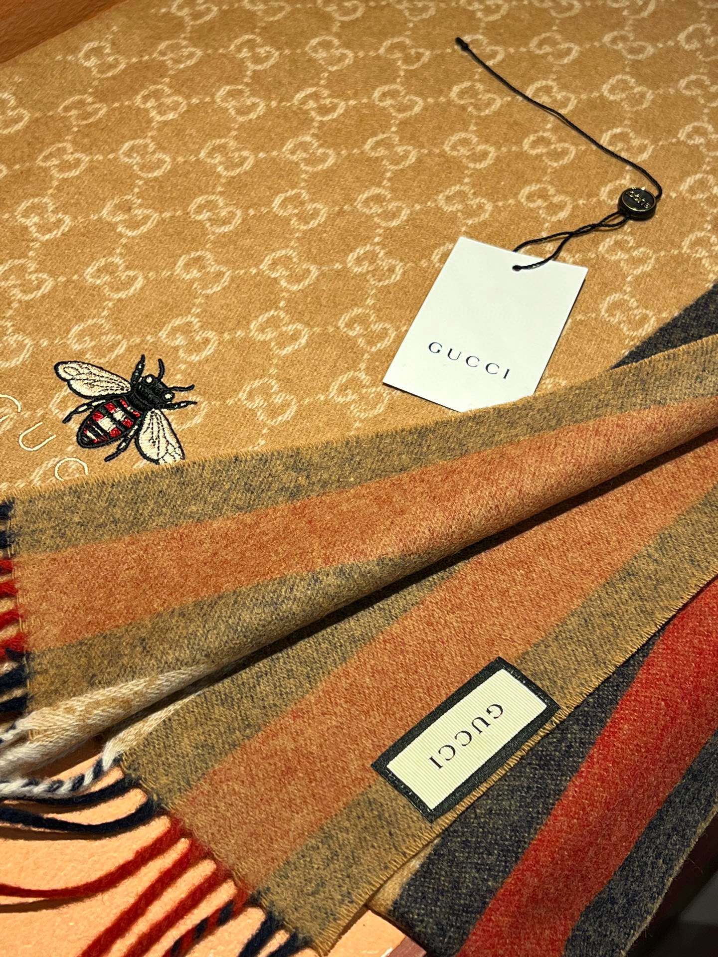 【GUCCI グッチ】スカーフ180*35CM  241108-BRAND OFF