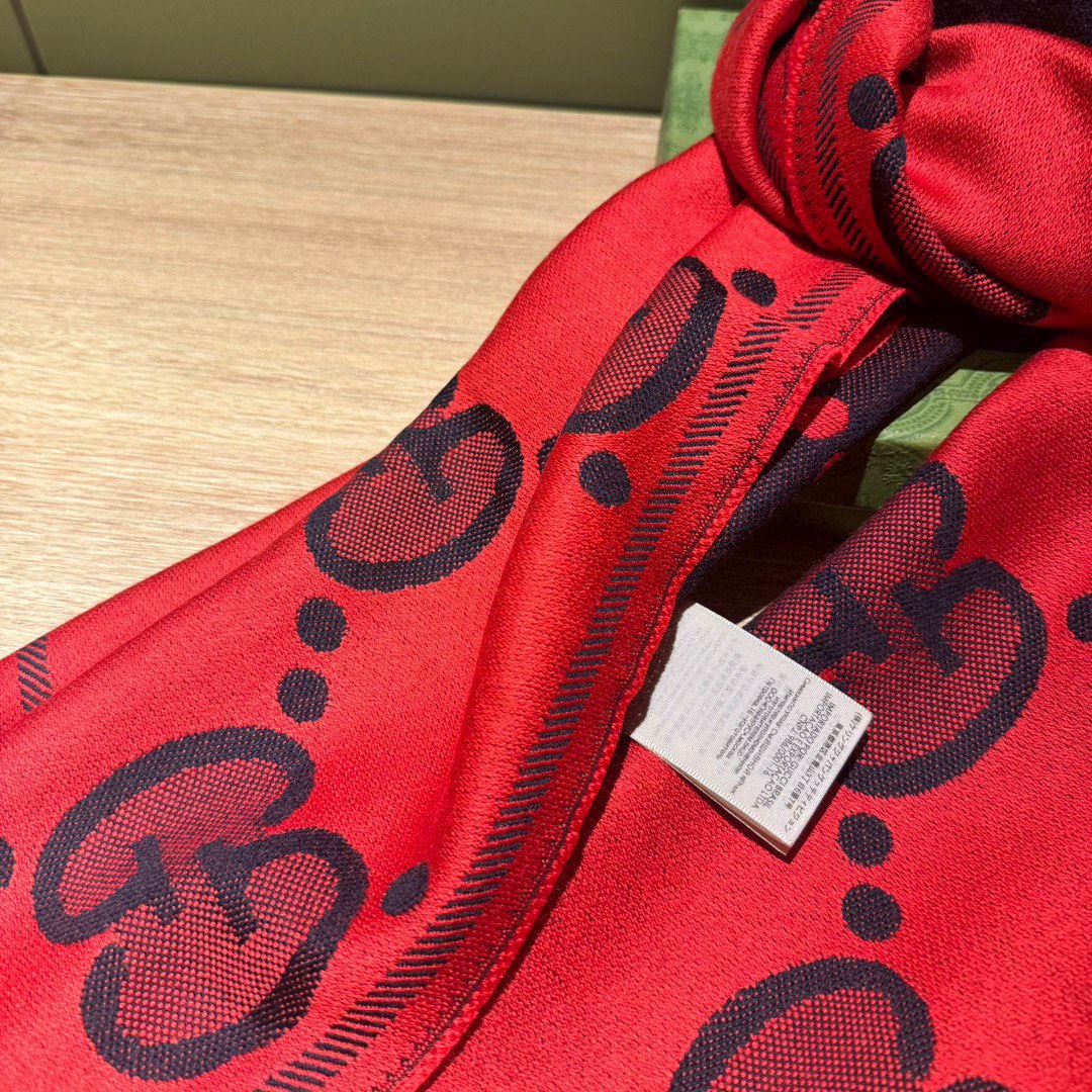 【GUCCI グッチ】スカーフ50*200CM  241108-BRAND OFF