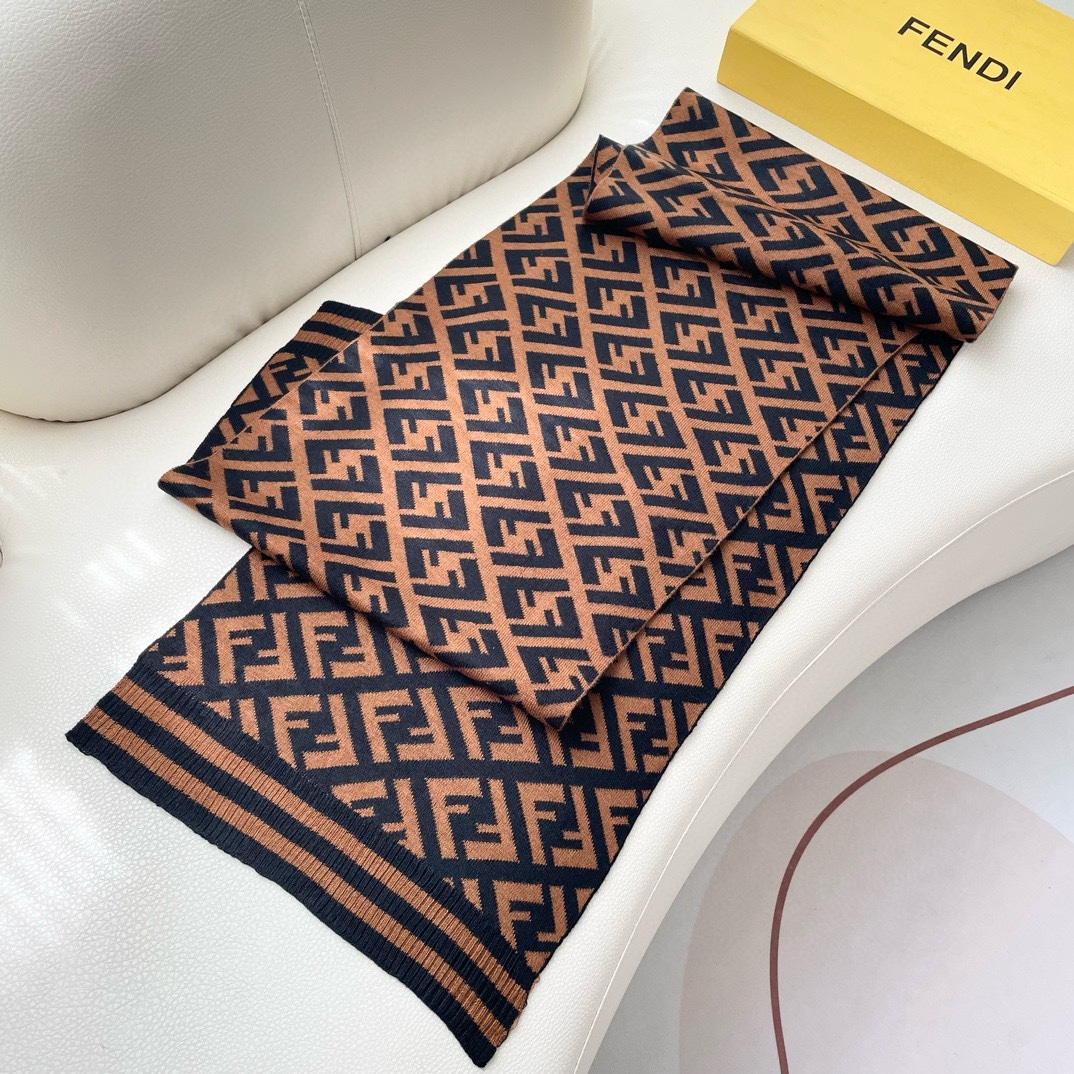 【FENDI  フェンディ】スカーフ36*180CM   241109-BRAND OFF