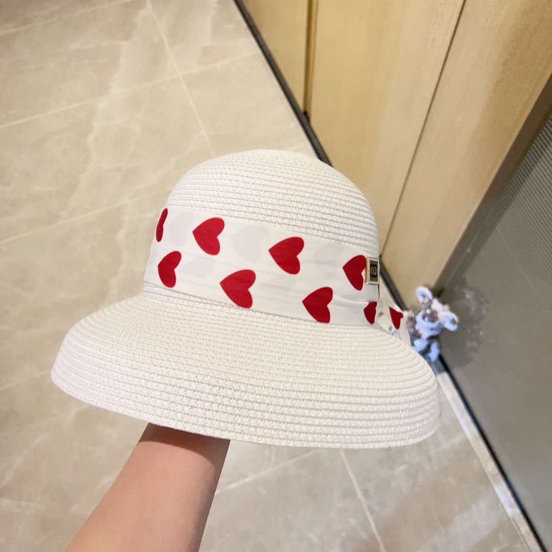 【CHANEL シャネル 】【数量限定】 麦わら帽子-BRAND OFF
