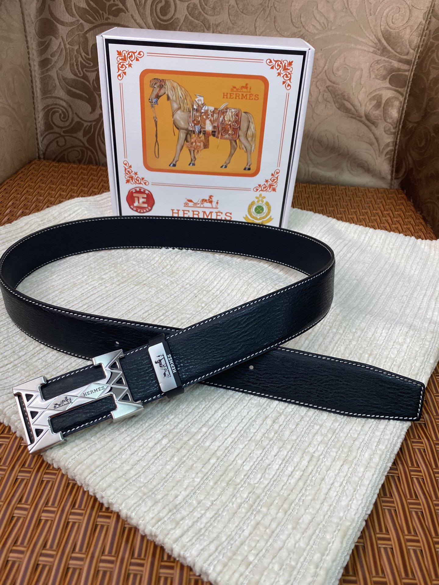 【2026】【HERMES】(エルメス) 3.8cm   ベルト メンズ-BRAND OFF