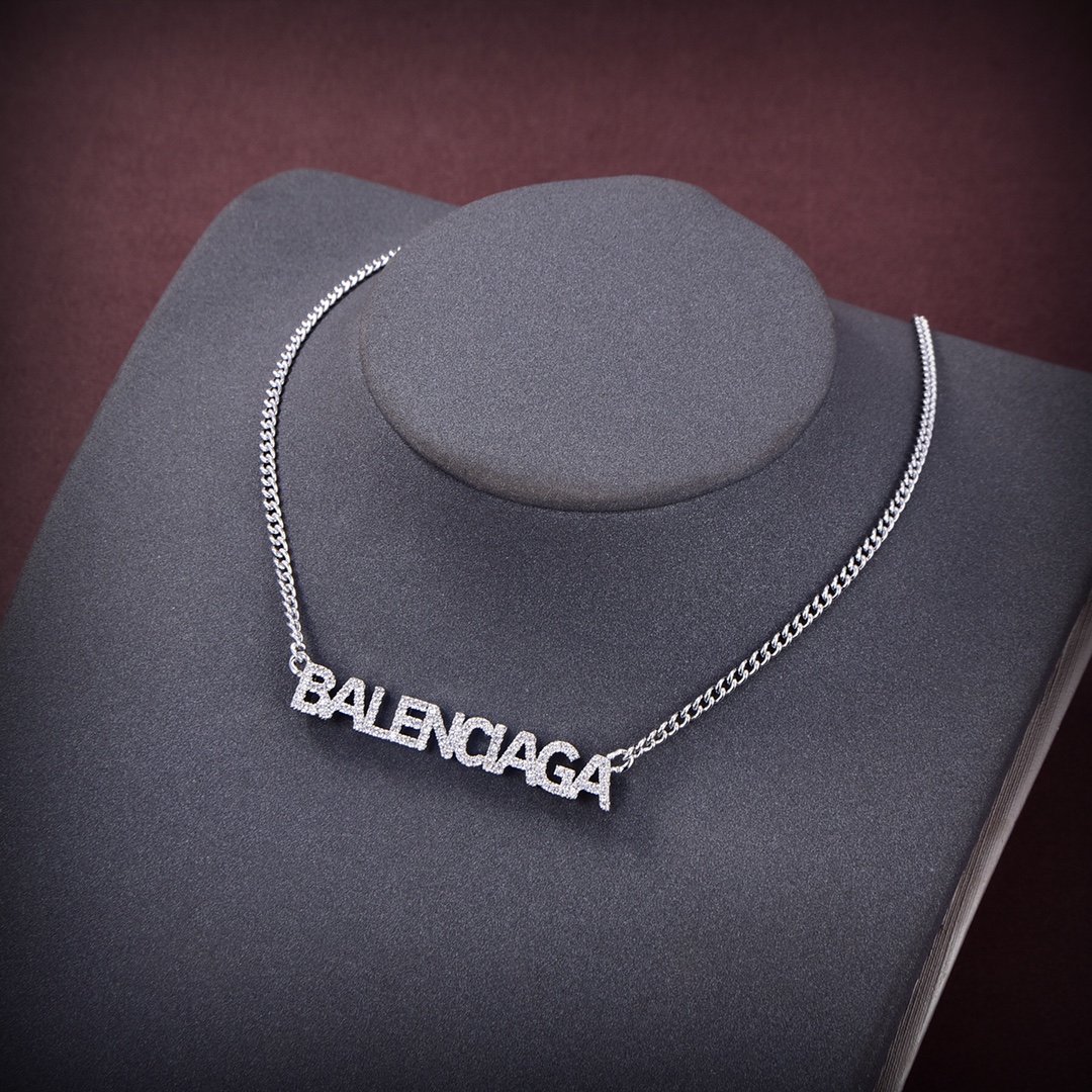 【2026】【BALENCIAGA 】ネックレス、新しいネックレス万能シンプルファッションオーナメント-BRAND OFF