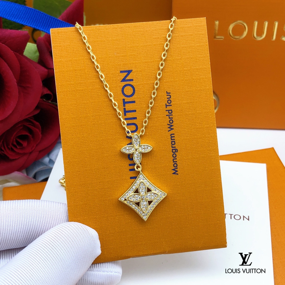 【2026】【LOUIS VUITTON】ネックレス、新しいネックレス万能シンプルファッションオーナメント-BRAND OFF