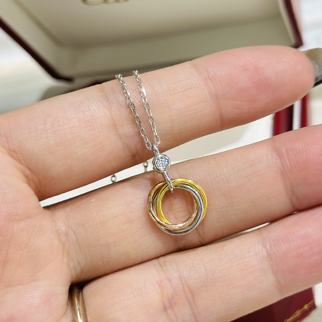 【CARTIER】ネックレス、新しいネックレス万能シンプルファッションオーナメント-BRAND OFF