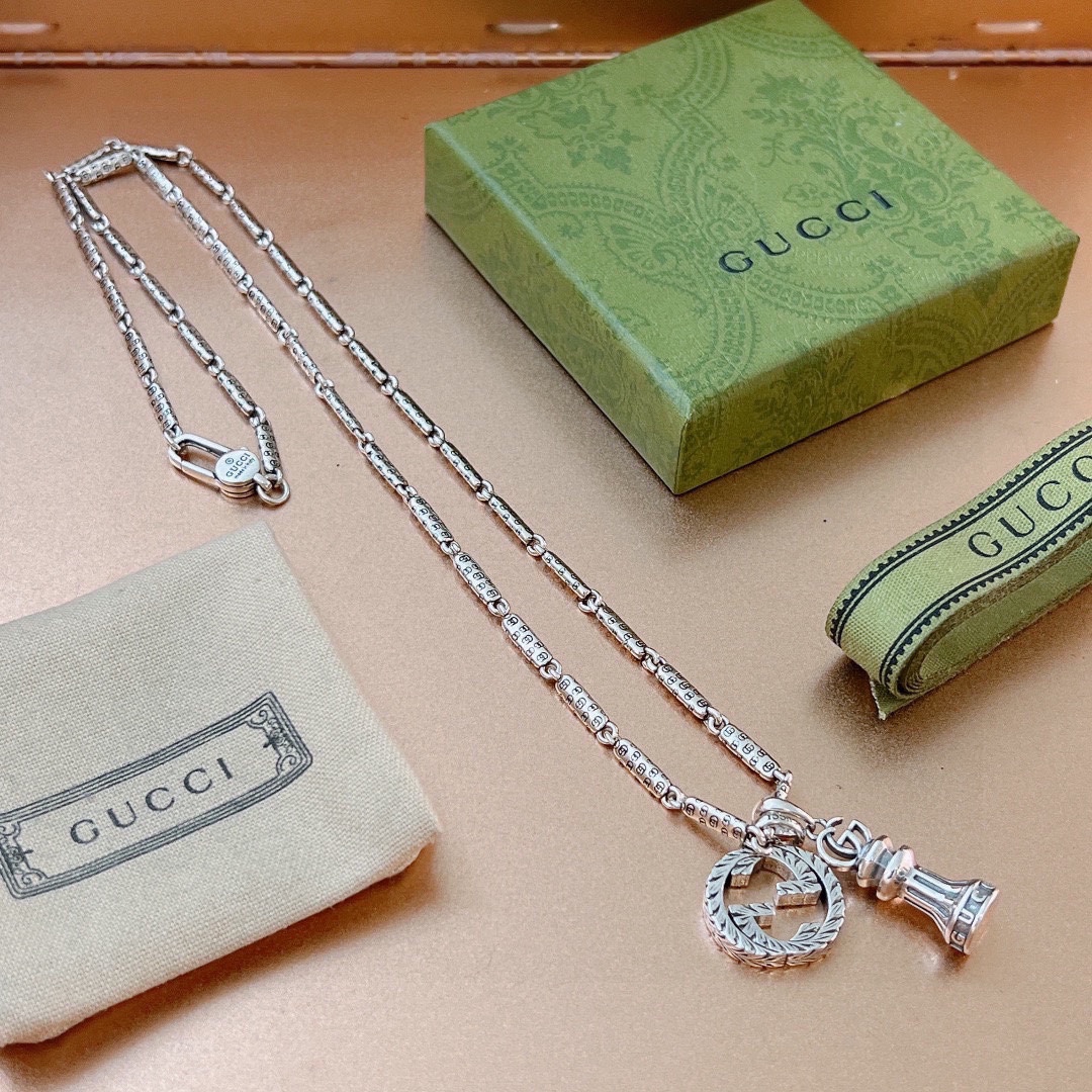 【2026】【GUCCI】ネックレス、新しいネックレス万能シンプルファッションオーナメント-BRAND OFF