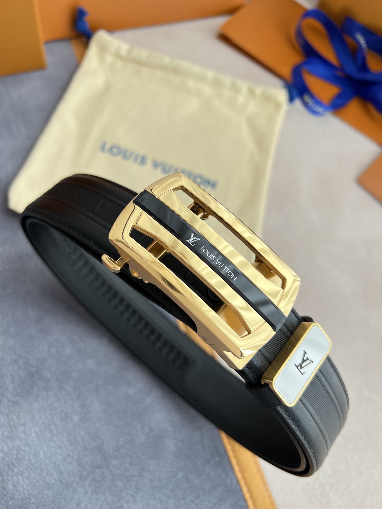 【2026】【 LOUIS VUITTON】(ルイヴィトン) 3.5cmベルト メンズ-BRAND OFF
