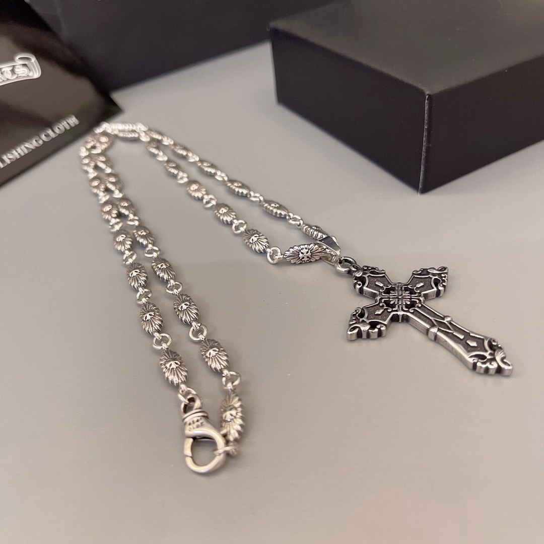 【CHROME HEARTS】クロムハーツ、新しいネックレス万能シンプルファッションオーナメント 2471-BRAND OFF