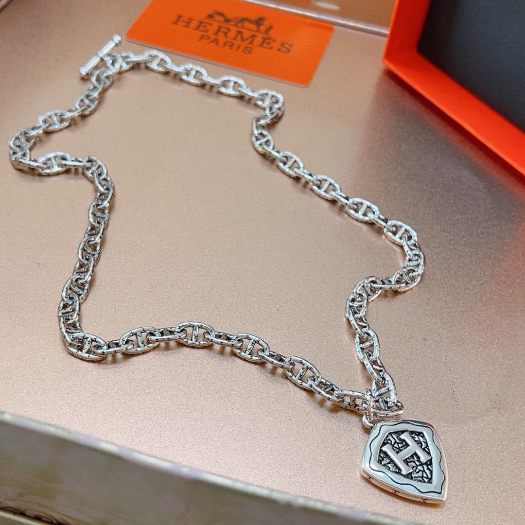 【 HERMES】ネックレス、新しいネックレス万能シンプルファッションオーナメント 2473-BRAND OFF