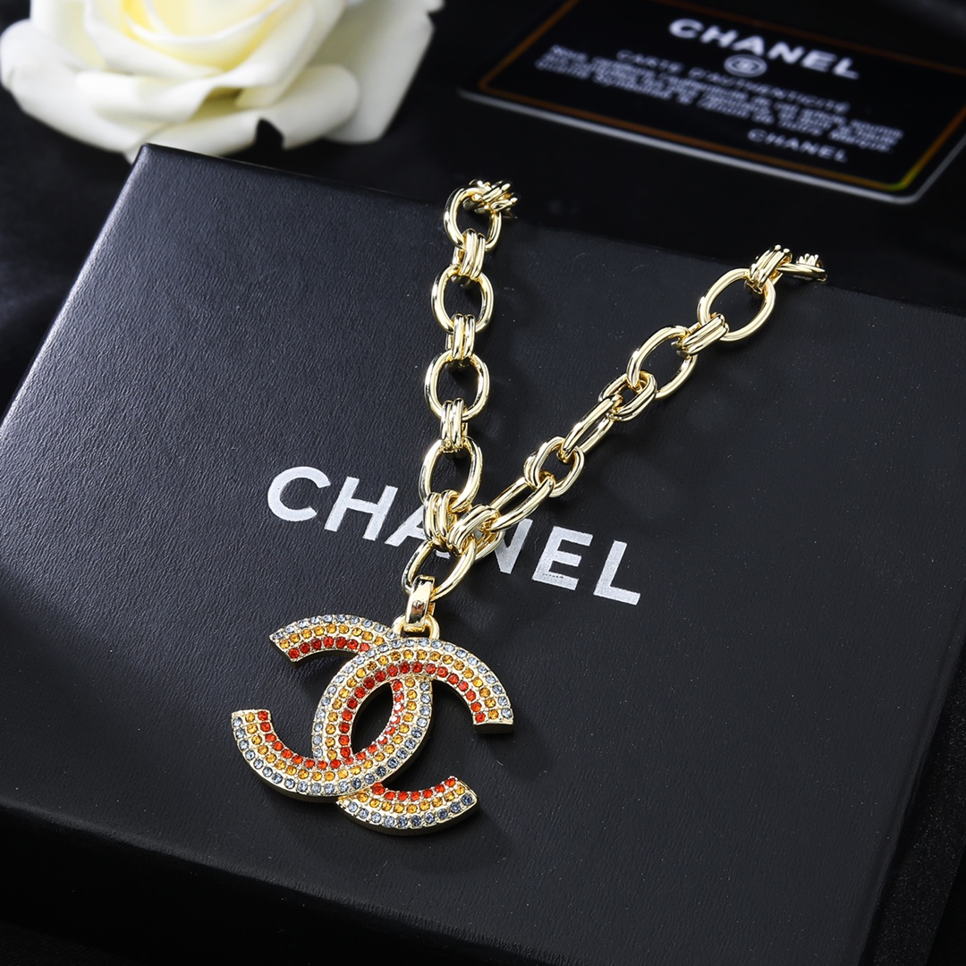 【CHANEL】ネックレス、新しいネックレス万能シンプルファッションオーナメント  240728-BRAND OFF