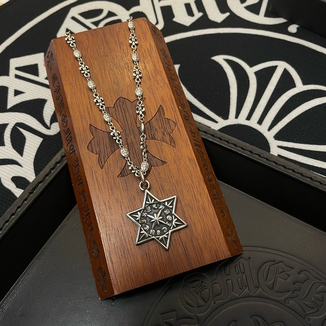 【CHROME HEARTS】ネックレス、新しいネックレス万能シンプルファッションオーナメント240812-BRAND OFF
