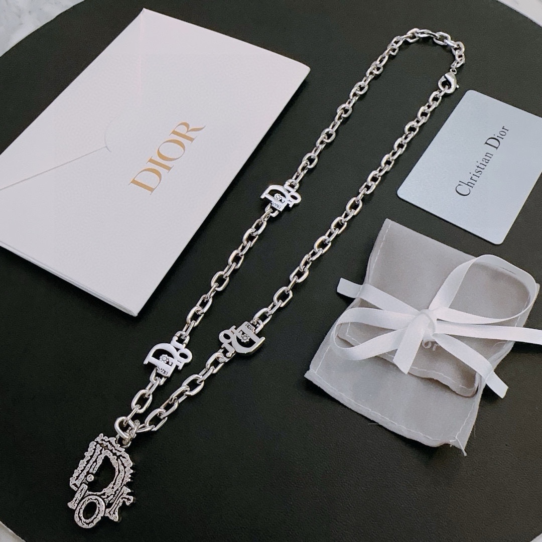 【DIOR】ネックレス、新しいネックレス万能シンプルファッションオーナメント240812-BRAND OFF