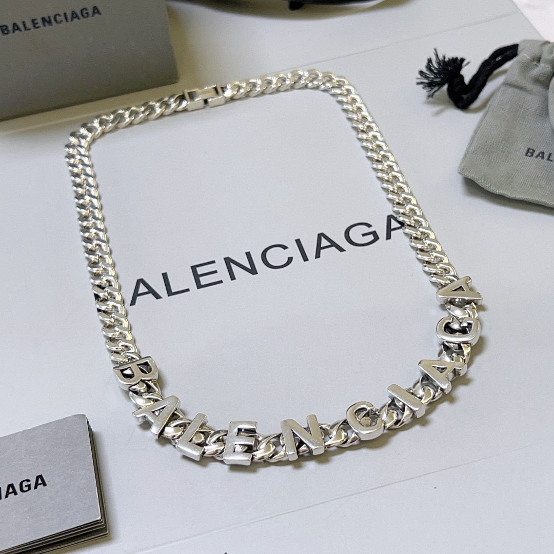【BALENCIAGA】ネックレス、新しいネックレス万能シンプルファッションオーナメント  240814-BRAND OFF