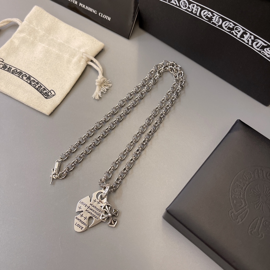 【CHROME HEARTS】ネックレス、新しいネックレス万能シンプルファッションオーナメント  241014-BRAND OFF