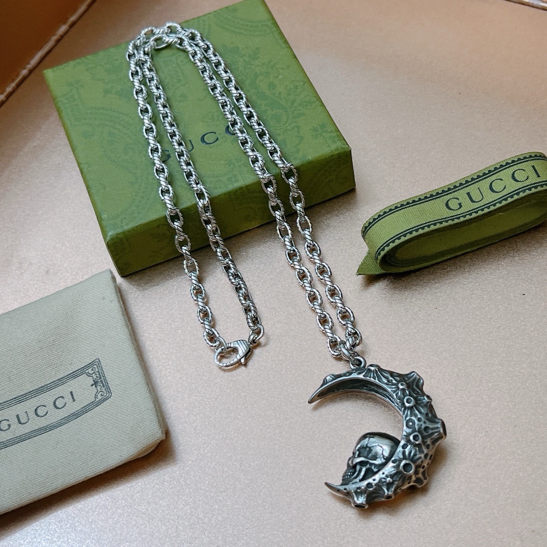 【GUCCI】ネックレス、新しいネックレス万能シンプルファッションオーナメント241015-BRAND OFF