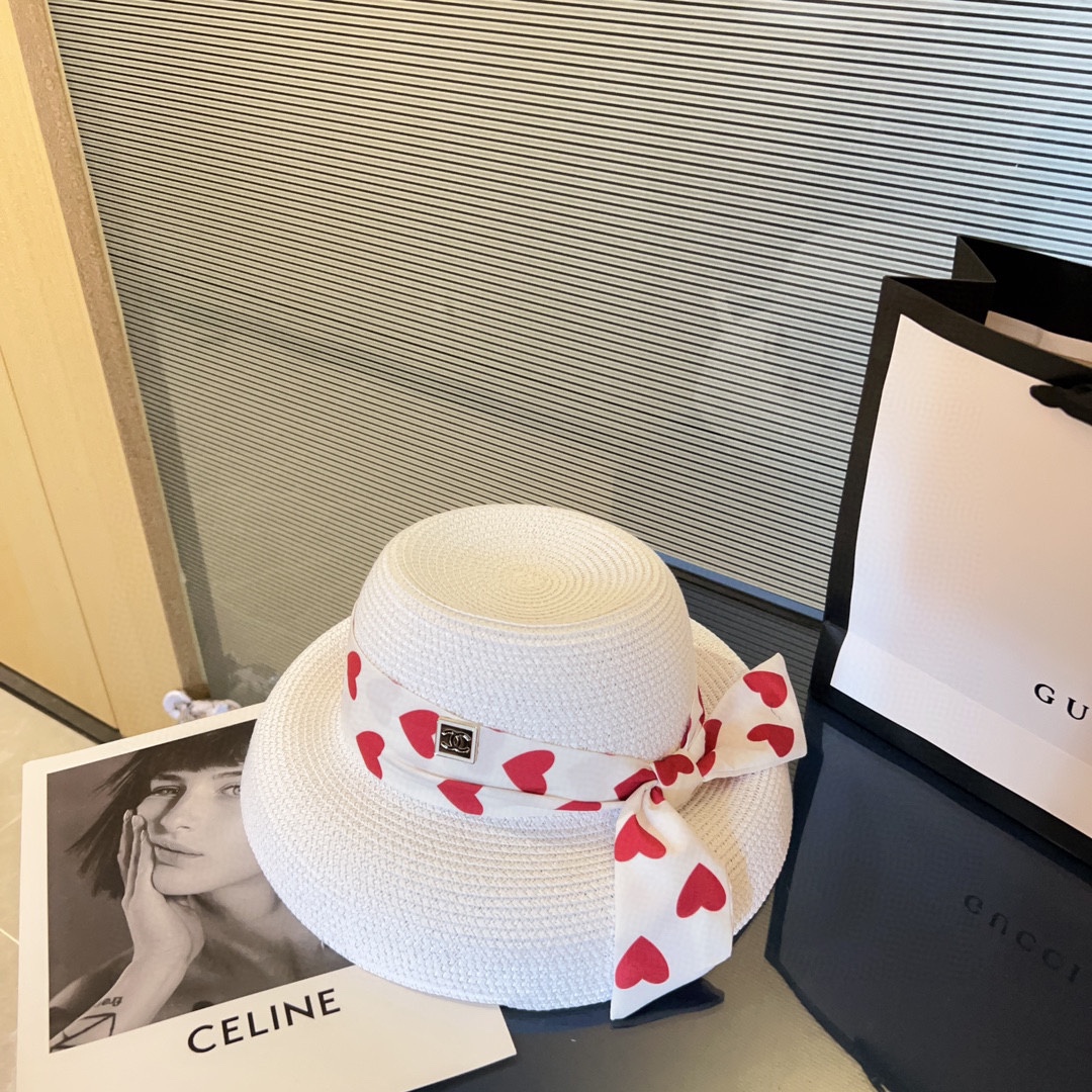 【CHANEL シャネル 】【数量限定】 麦わら帽子-BRAND OFF