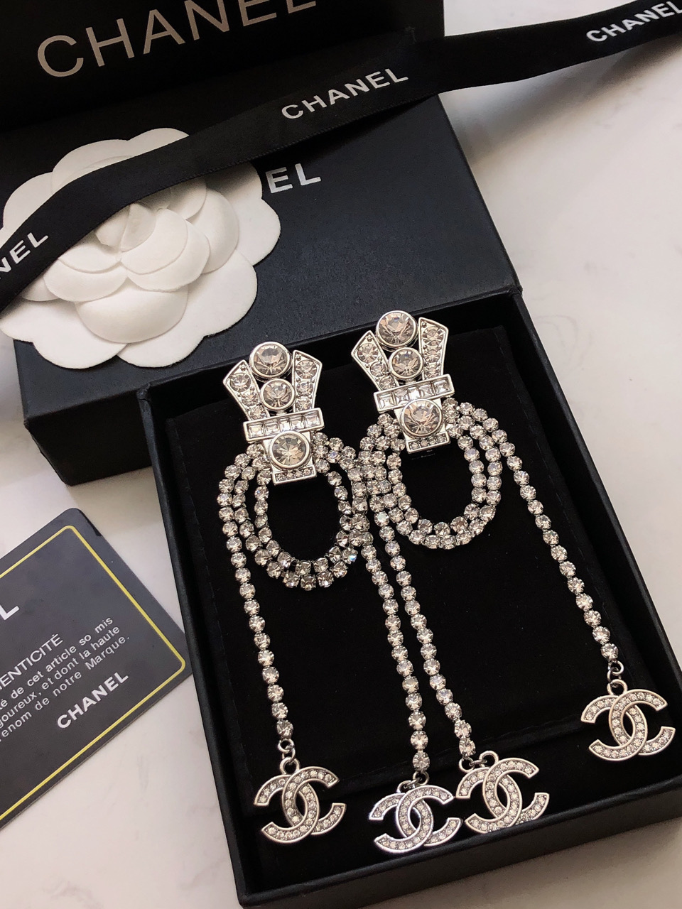 【CHANEL 】 シャネル   ファッションスタイルのイヤリング-BRAND OFF