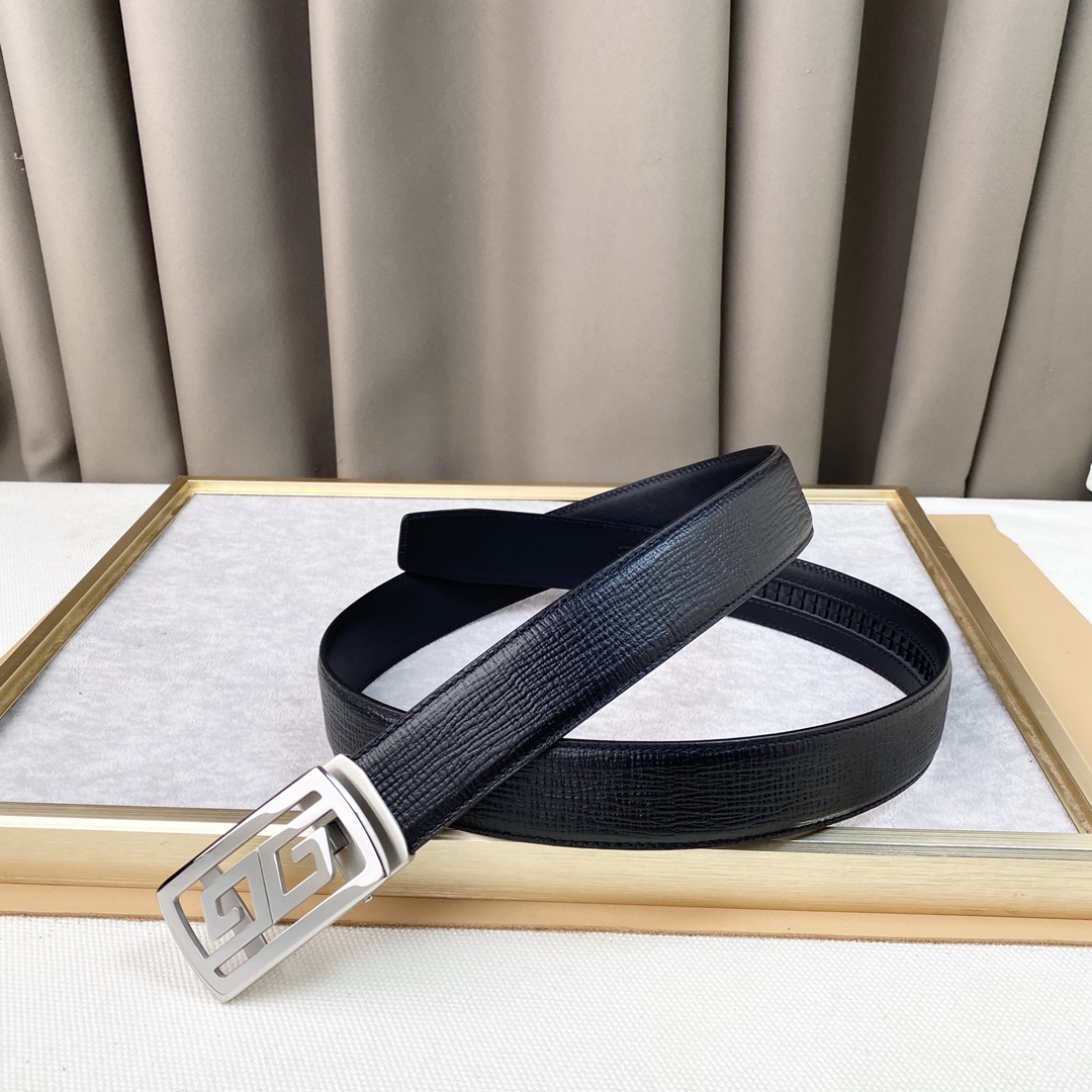 【GIVENCHY】(ジバンシー) 3.5cmベルト メンズ-BRAND OFF