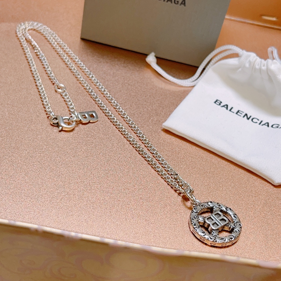 【BALENCIAGA 】ネックレス、新しいネックレス万能シンプルファッションオーナメント-BRAND OFF