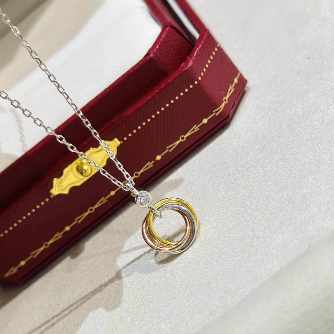 【CARTIER】ネックレス、新しいネックレス万能シンプルファッションオーナメント-BRAND OFF