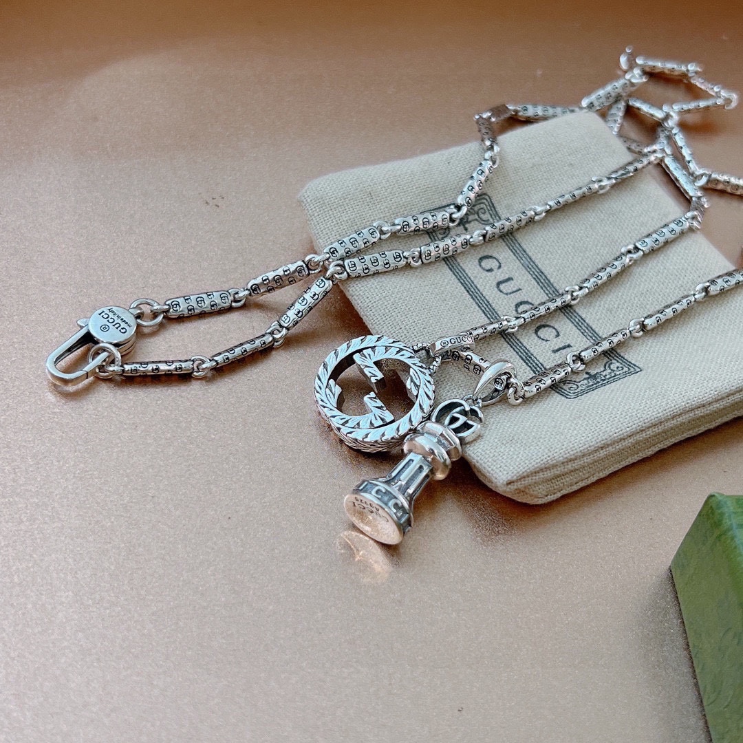 【2026】【GUCCI】ネックレス、新しいネックレス万能シンプルファッションオーナメント-BRAND OFF