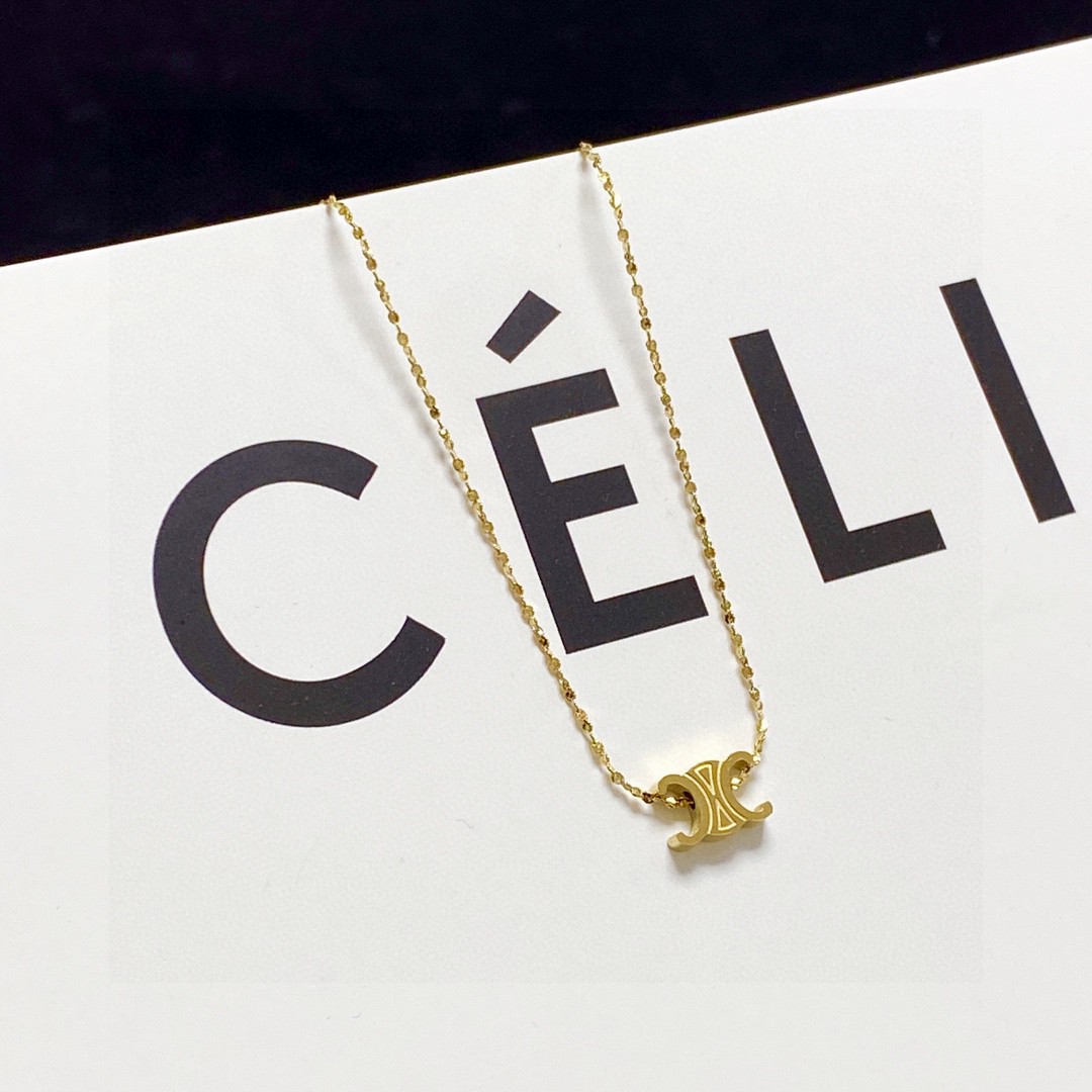 【2026】【CELINE】ネックレス、新しいネックレス万能シンプルファッションオーナメント-BRAND OFF