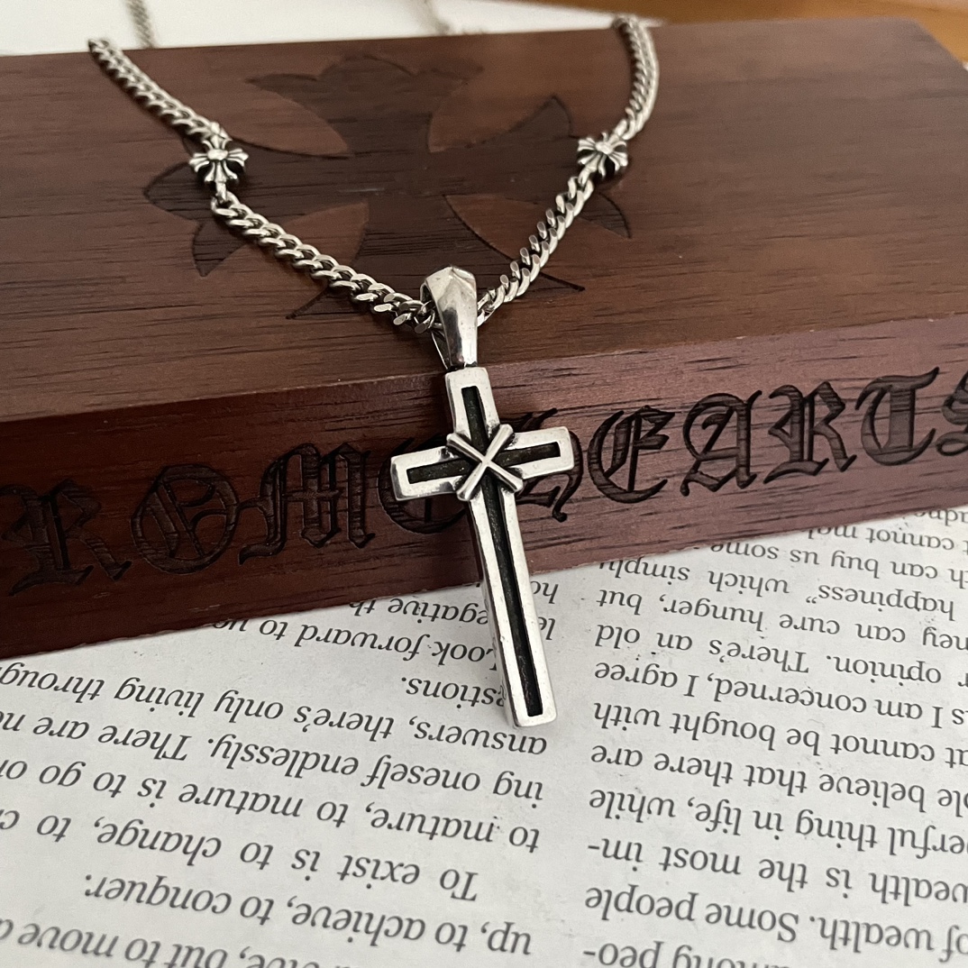 【Chrome Hearts】ネックレス、新しいネックレス万能シンプルファッションオーナメント-BRAND OFF