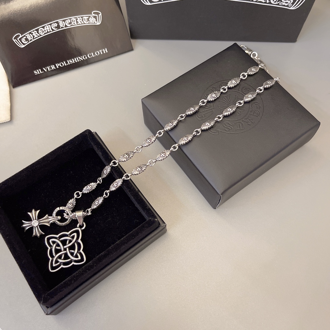 【CHROME HEARTS】ネックレス、新しいネックレス万能シンプルファッションオーナメント  241014-BRAND OFF