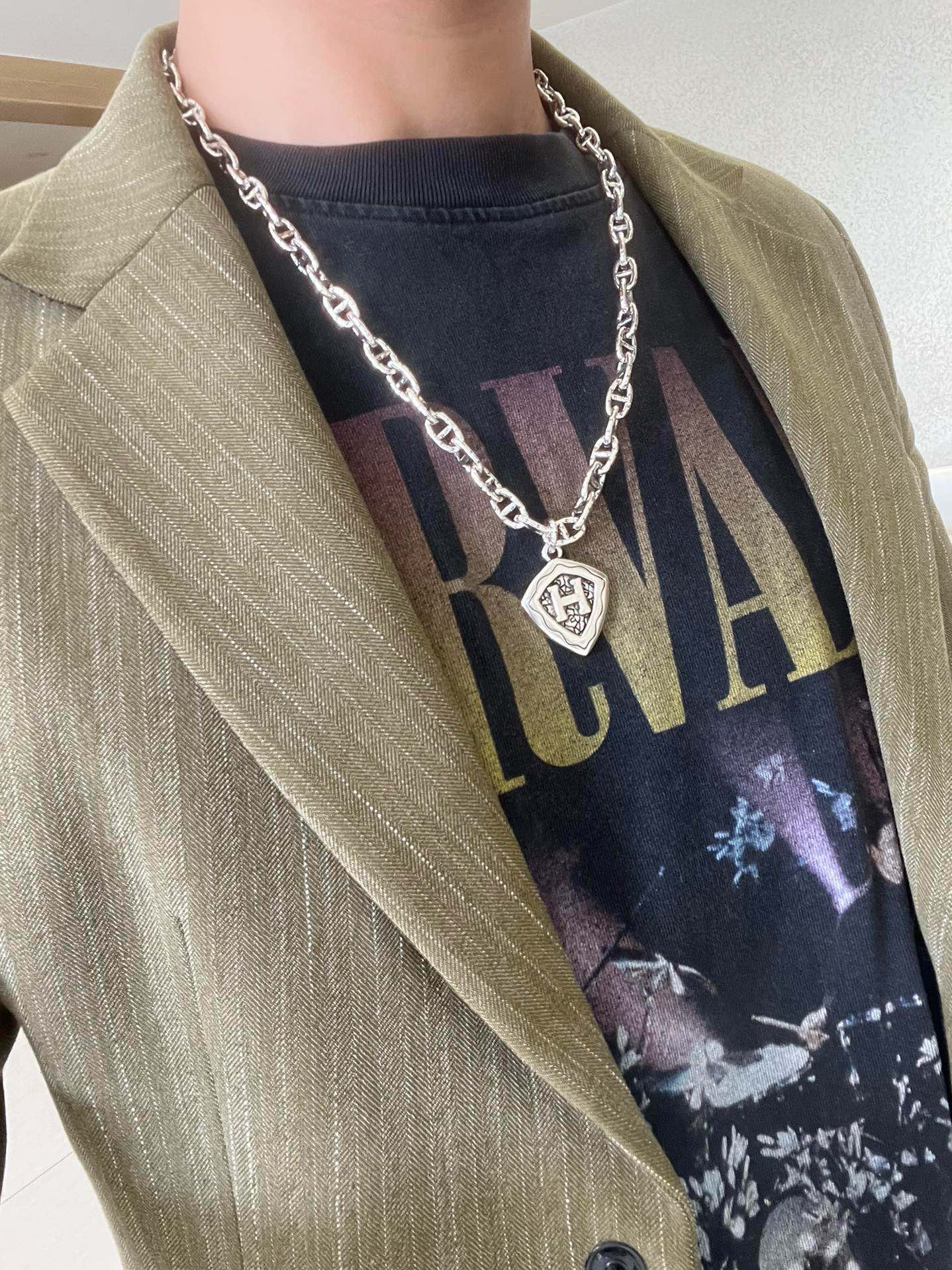 【 HERMES】ネックレス、新しいネックレス万能シンプルファッションオーナメント 2473-BRAND OFF