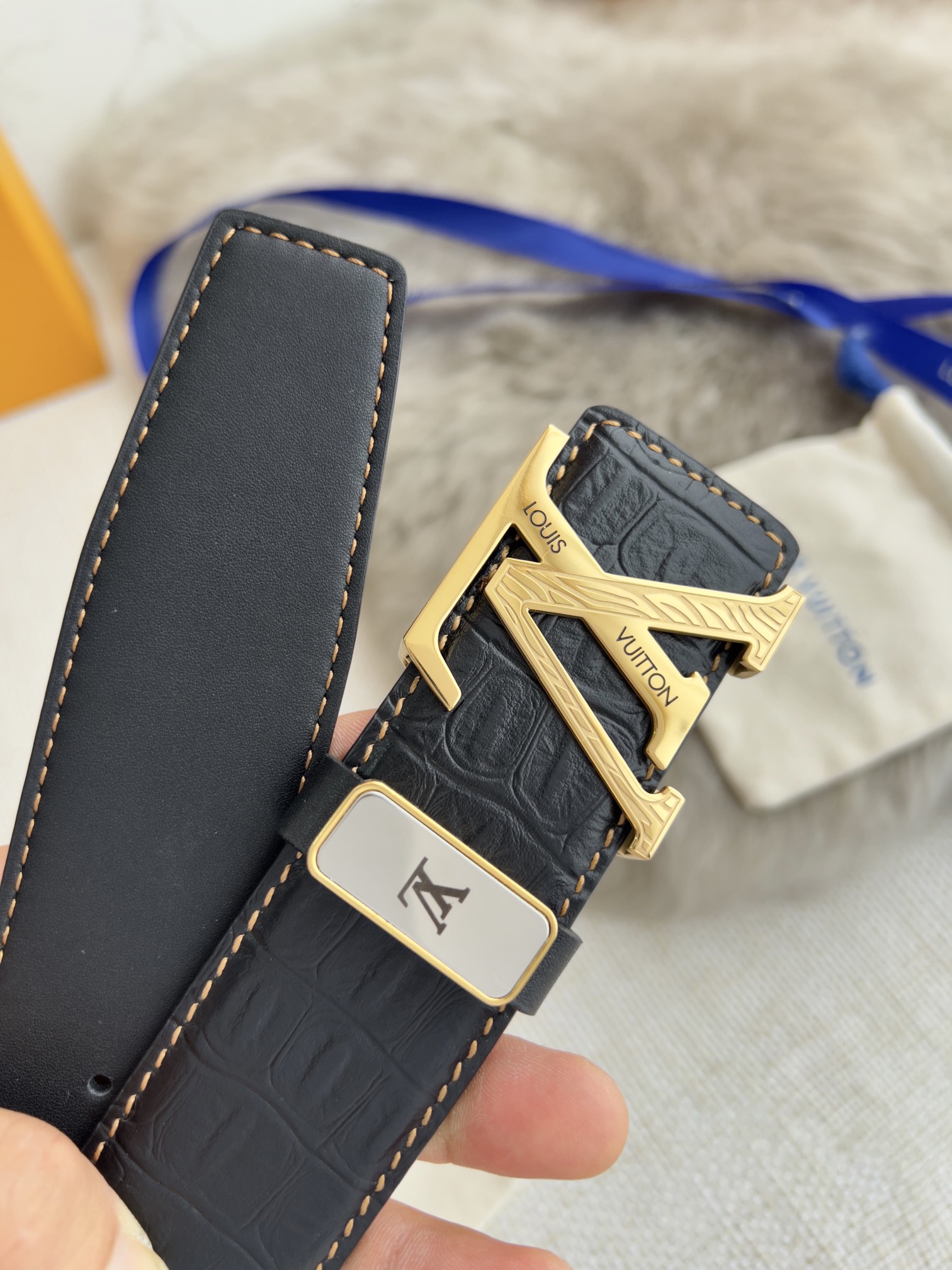 【2026】LV【LOUIS VUITTON】(ルイヴィトン) 3.8cmベルト メンズ  24706-BRAND OFF