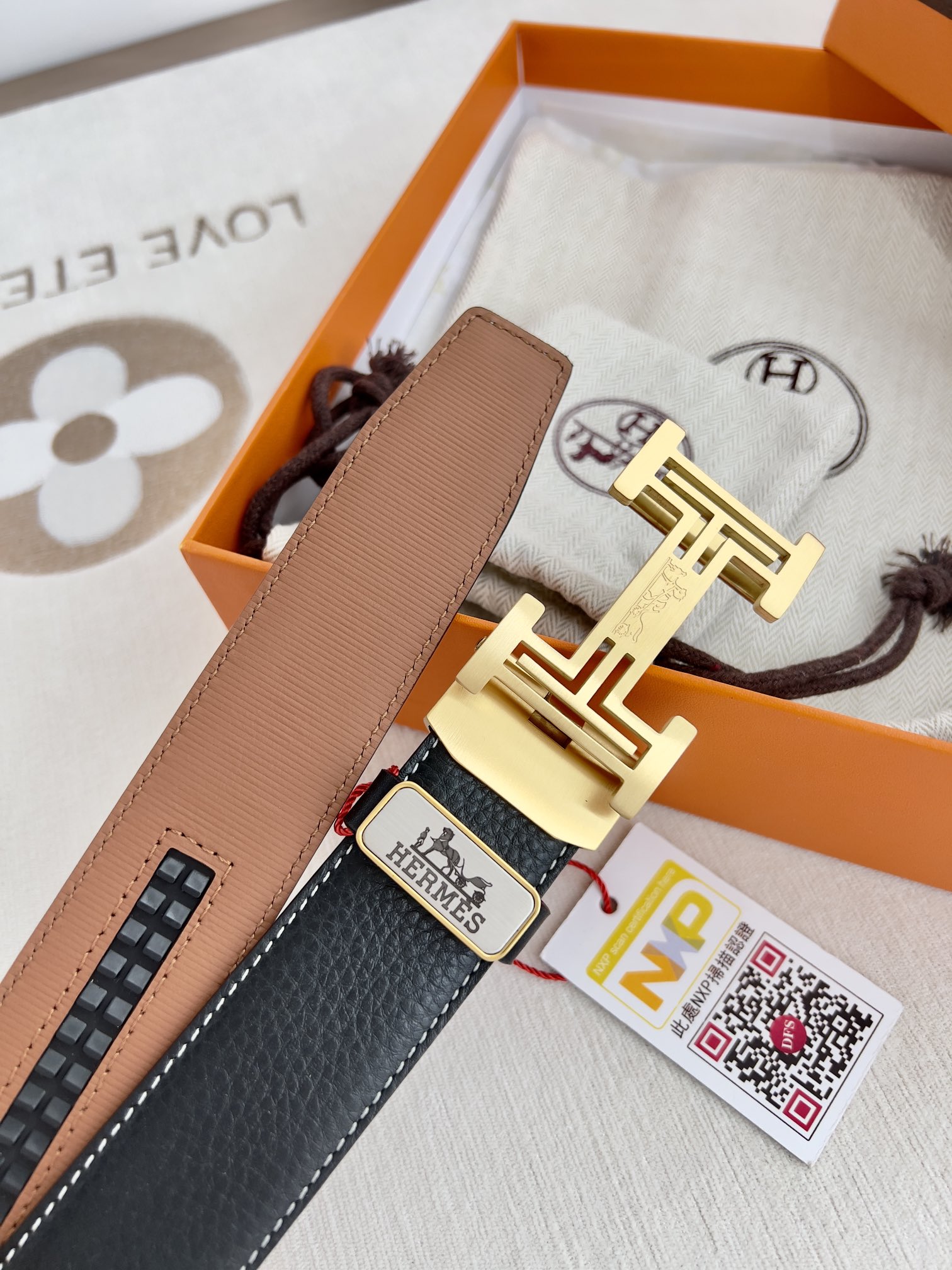 【Hermès】(エルメス) 3.5cmベルト メンズ 24706-BRAND OFF