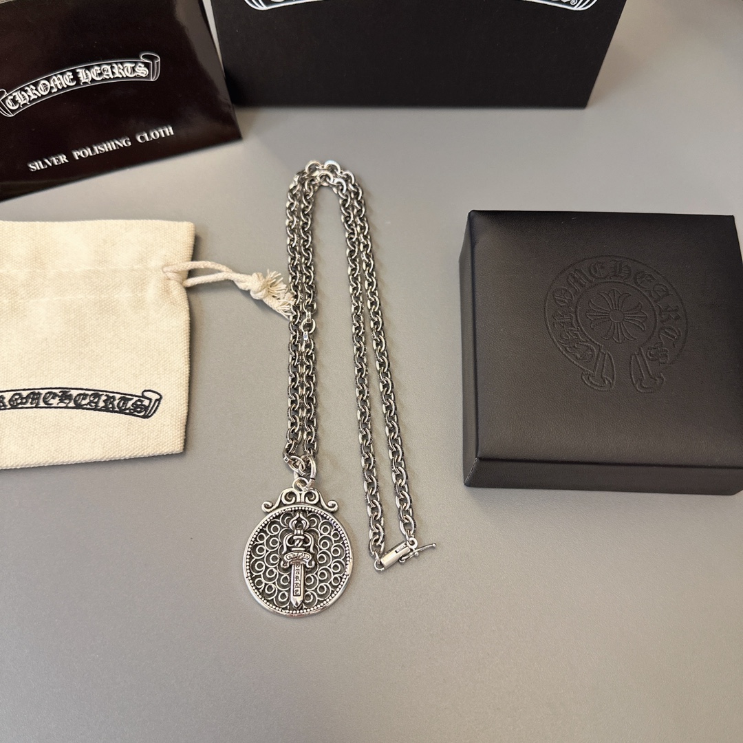 【CHROME HEARTS】ネックレス、新しいネックレス万能シンプルファッションオーナメント 240727-BRAND OFF